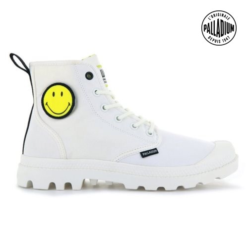 Pánské Boty Palladium Pampa Smiley Change Bílé | CZ DSB-79A